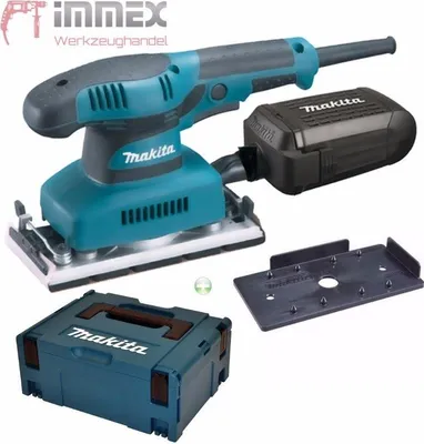 Produktbild von Makita BO3711J, Schwarz, Blau, 8000 RPM, 22000 RPM, 72 dB, AC, 92 mm