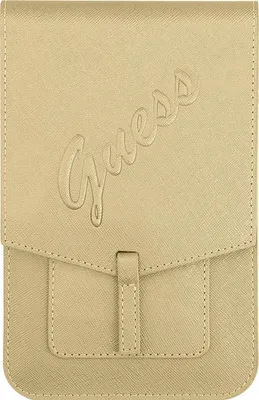 Produktbild von Guess Handtasche GUWBRSAVSLG gold / gold Saffiano Script
