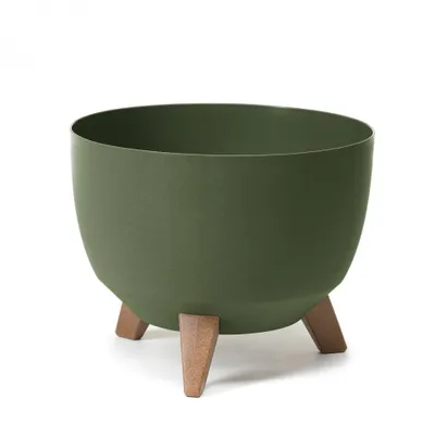 Obrázek produktu pro Nohel Garden Žardinka ROMA ECO WOOD 4v1 plastová + 3 ks nožiček d47x22cm