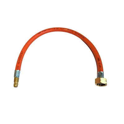 Immagine prodotto di Tubo flessibile per gas propano-butano Zatechs 3 m 20 bar Ø6,3 mm DN 7,2 tipo 26 - 21,8" pollici sinistrorso Raccordo rapido LKS Tubo flessibile per gas per il collegamento della bombola del gas