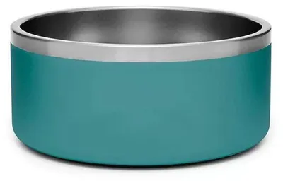 Image de Gamelle pour chien en acier inoxydable, à double paroi, sans BPA, antidérapante, de 2000 ml, de couleur verte