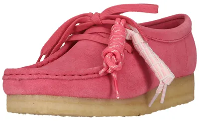 Obrázok produktu pre Clarks Wallabee 26186511 4, šnurovacie topánky v ružovej farbe pre dámy, veľkosť 38