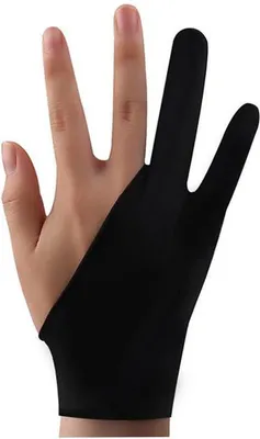 Produktbild von CHPN – Zeichenhandschuh – Tablet-Handschuh – Profi-Handschuh – Anti-Touch-Handschuh – Schwarz – Zeichenhandschuh