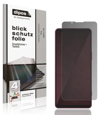 Produktbild von Blickschutzfolie für Sony Xperia 1 VIII matt Schutzfolie Folie Display Schutz dipos