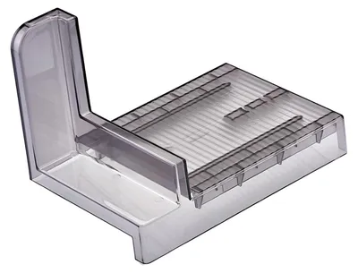 A clear product shot of a replacement part for a food slicer.