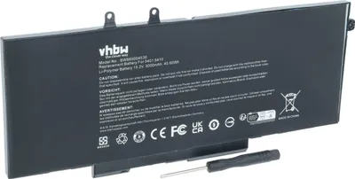 Produktbild von vhbw Akku kompatibel mit Dell Latitude 14 5410 S001L541014FR, 5410 S001L541014UKIE, 5410 S001L541014DEAT Notebook (3000 mAh, 15,2 V, Li-Polymer)