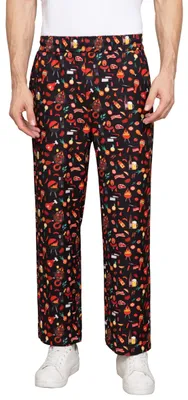 Immagine prodotto di Pantaloni da uomo con vita elastica e motivo stampato