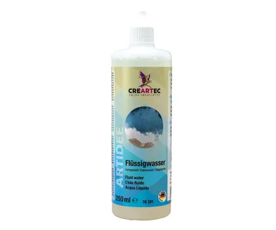 Produktbild von CREARTEC Flüssigwasser - 250ml - für die Erschaffung naturgetreuer Wasserflächen - 78201