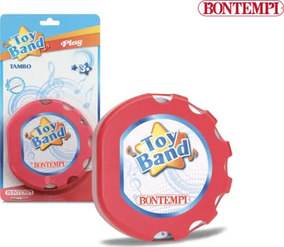 Produktbild von Bontempi 541832 Tamburin, Mehrfarbig