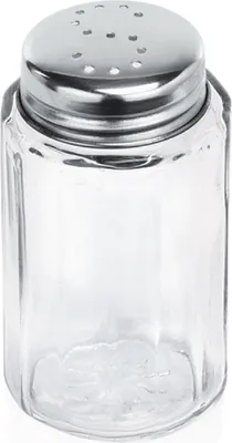 Obrázek produktu pro Slánka nebo pepřenka, sklo / nerezová ocel, Ø 3,5 cm, hladká : Slánka, 7 cm, sklo Varianta: Slánka