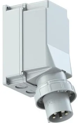 Produktbild von PCE CEE-Wandgerätestecker 125A 5p 1h IP67 POWER TWIST