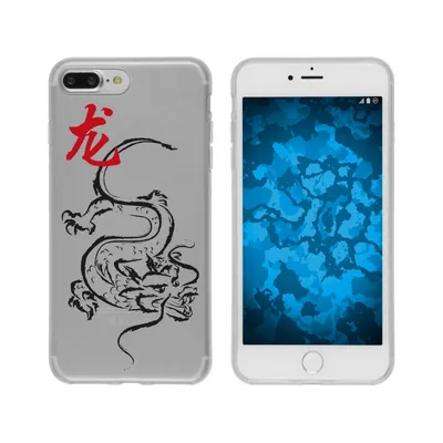 Produktbild von PhoneNatic Case kompatibel mit Apple iPhone 7 Plus / 8 Plus Silikon-Hülle Tierkreis Chinesisch M5