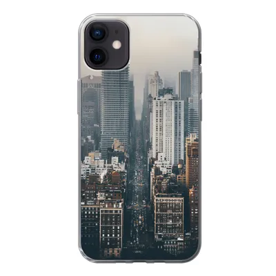 Produktbild von MuchoWow® Handyhülle Schutzhülle Hülle für iPhone 12 mini Skyline von New York Silikon Softcase Handy Hülle - Bild