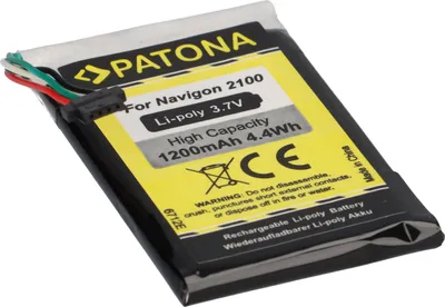 Zdjęcie produktu dla Akumulator kompatybilny z Navigon 2100 Max 2120 2210 2310 2100 Max 2110 Max 2120 Max 2150