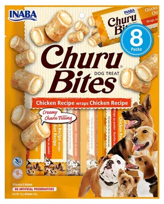 Immagine prodotto di Churu Dog Bites Pollo Wraps 8x12g
