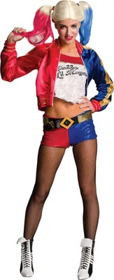 Obrázok produktu pre Suicide Squad - Kostým "Harley Quinn" - Dámsky BN5146 (L) (Červená/modrá/biela)