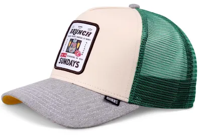 Djinns 1005476 HFT Cap DNC Sunday Brunch beige/grün
