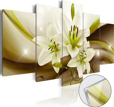 Produktbild von Artgeist Acrylglasbild - Modern Lily [Glass]