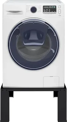 Obrázek produktu pro vidaXL Podstavec pod pračku černý 64 x 55 x 32,5 cm ocelový
