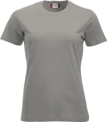 Produktbild von Damen T-Shirt Classic-T Rundstrick mit doppeltem Kragenbündchen Elasthan