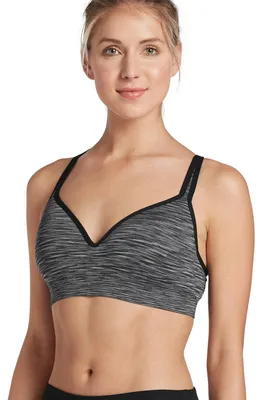 Produktbild von Jockey Damen-BH mit mittlerem Halt, nahtlos und mit vorgeformten Cups, Sport-BH,
