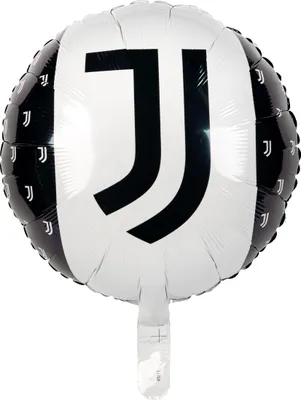 Productafbeelding van Juventus folieballon, zwart-wit, 43 cm - universele maat