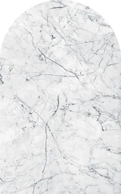 Produktbild von Sanders & Sanders selbstklebende runde Tapete Marmor Schwarz-Weiß 127 x 200 cm