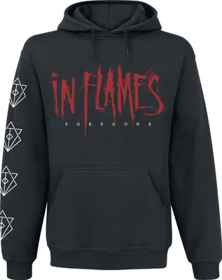 Produktbild von In Flames Kapuzenpullover Herren Foregone Cover schwarz M
