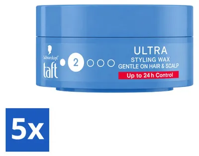 Immagine prodotto di 5 x Cera Modellante Taft Ultra - Texture Flessibile - 75 ml - Confezione vantaggiosa - 5 pezzi