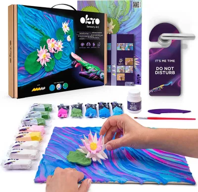 Imagen del producto de Okto Art Set Nenúfares 30x40 Cm