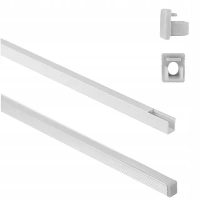 Obrázek produktu pro Ecolight EC20820, hliníkový profil pro LED pásky, montáž na povrch, délka 2 metry