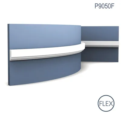 Produktbild von Orac Decor P9050F LUXXUS stabile Stuck Leiste Wandleiste Friesleiste Profil 2 m
