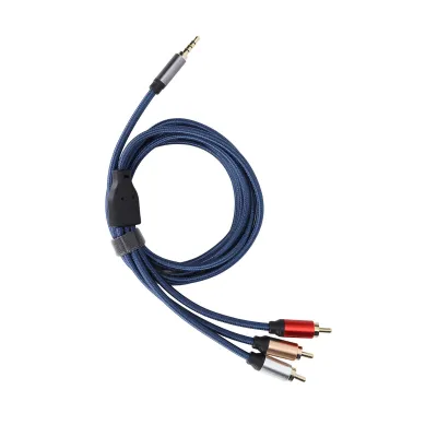 Obrázok produktu pre 3.5 mm samec na 3 RCA samec audio kábel,3,5 mm na RCA AV kamera video kábel,3,5 mm samec na 3 RCA samec predlžovací kábel,3,5 mm samec na 3 RCA samec stereo audio kábel,3,5 mm na 3 RCA audio kábel,audio kábel