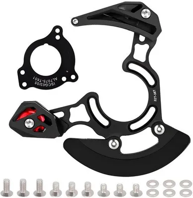Productafbeelding van Kettinggeleider 32-38T - Kettingbeschermer Fiets - Mountainbike - Lichtgewicht - Roestvrij Staal - Hoogwaardige Aluminium Legering