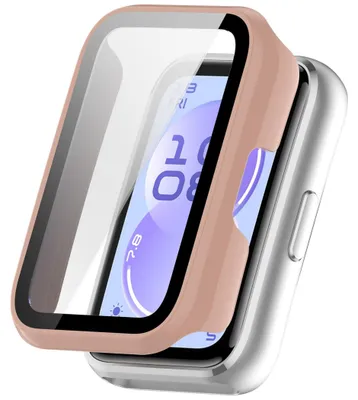 Obrázok produktu pre Puzdro na inteligentné hodinky + ochranné sklo pre Huawei Band 11 / 11 NFC, tvrdosť 9H, ružové
