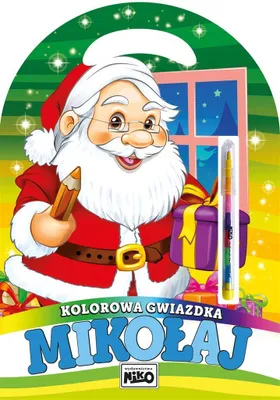 Image de Mikołaj. Kolorowanka dla dzieci z kredką Krzysztof Kopeć