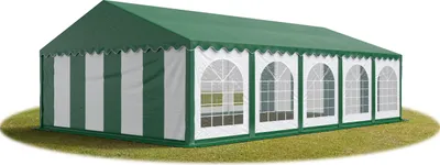 Immagine prodotto di TOOLPORT 5x10 mTendone per feste PREMIUM PVC verde 100% impermeabile Tendone da esterno Tenda party