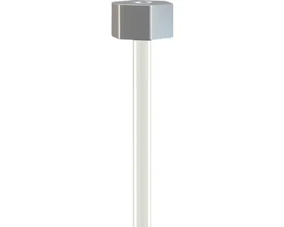 Produktbild von Aufhängeschnur Perlon 2 mm 150 cm mit Haken 4 kg