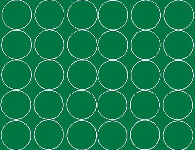 Obrázok produktu pre Kruhové nálepky, priemer 7 cm, 30 kusov, matná zelená farba