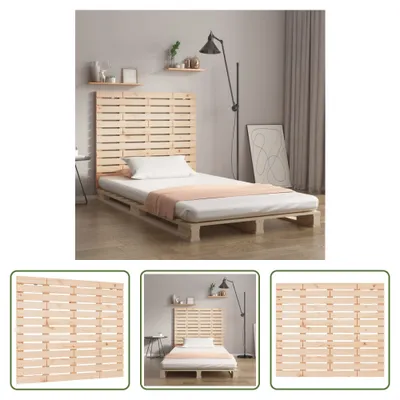 Produktbild von The Living Store Wand-Kopfteil 81x3x91,5 cm Massivholz Kiefer