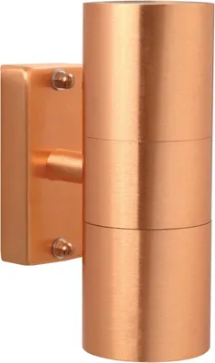Produktbild von Nordlux Tin Double, Wandbeleuchtung für den Außenbereich, Kupfer, Kupfer, IP54, Fassade, Oberfläche