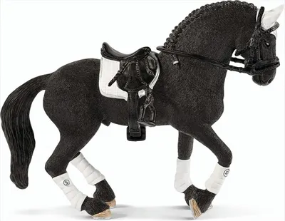 Obrázek produktu pro Schleich® Horse Club 42457 Fríský hřebec na turnaji na koni - figurka na hraní