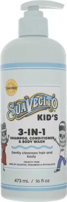 Produktbild von Suavecito - Kid's 3-IN-1 - Shampoo, Conditioner & Duschgel für Kinder 473 ml
