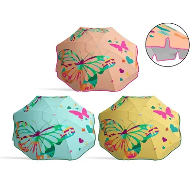 Produktbild von Sonnenschirm Schmetterling Ø 200 cm