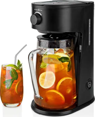 Produktbild von Eiskaffee & Eistee Zubereiter | Filter Kaffee | 2.5 l | 6 Tassen | Schwarz