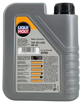 Immagine prodotto di Liqui Moly Top Tec 6200 0W-20 1 l