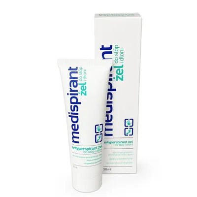 Immagine prodotto di Medispirant, Gel per piedi e mani, 50 ml - Validità a lungo termine!