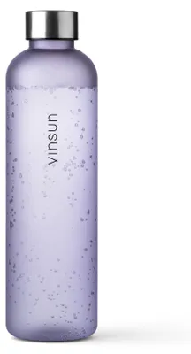 Trinkflasche 650ml Sportflasche Wasser Sprudel Tritan auslaufsicher Lila Vinsun