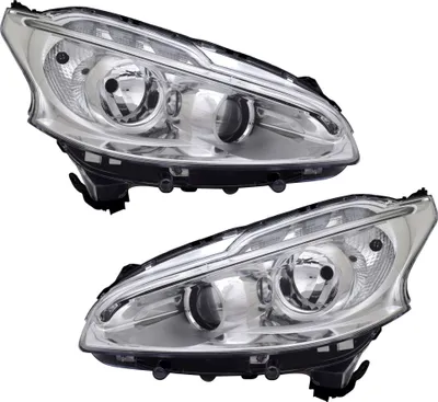 Produktbild von TYC Scheinwerfer Set für Peugeot 208 I 2012-2015 H7 Halogen LWR Tagfahrlicht