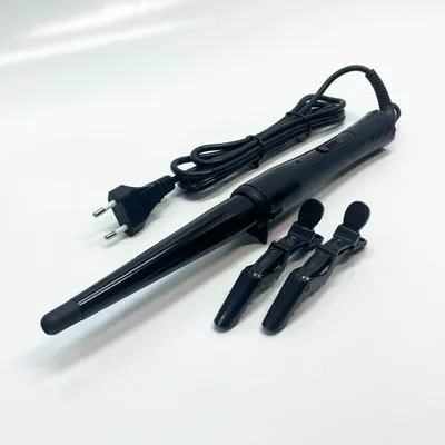 Produktbild von Umiga Lockenstab Curling-Eisen, schwarz, Lockenstab, schnelles Aufheizen, keramikbeschichtete Heizplatten, temperaturregulierbar.